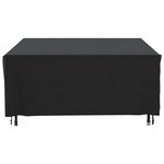 vidaXL Housse de salon de jardin noir 200x160x70 cm imperméable 420D