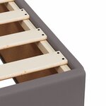 vidaXL Cadre de lit sans matelas gris 120x190 cm similicuir