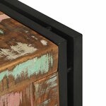 vidaXL Boîte de Rangement 40 x 40 x 40 cm Bois d'acacia massif