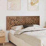 vidaXL Tête de lit Naturel Bois de teck massif