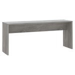 vidaXL Ensemble à manger 3 Pièces Sonoma gris Bois d'ingénierie