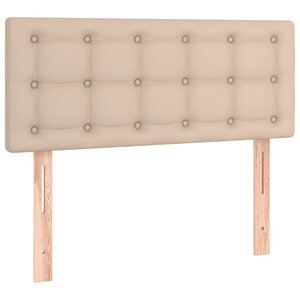 vidaXL Tête de lit Cappuccino 100x5x78/88 cm Similicuir