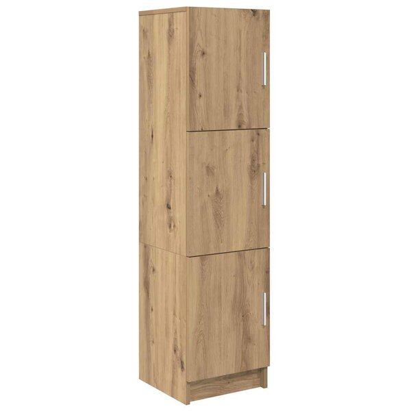 vidaXL Haut Armoire Chêne artisanal 31.5 x 32 x 122.5 cm