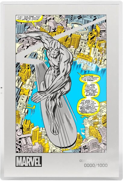 Pièce de monnaie en Argent 2 Dollars g 31.1 (1 oz) Millésime 2025 Comix FANTASTIC FOUR