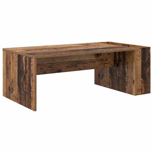 vidaXL Table basse Bois ancien 95 x 50 x 34 cm Bois d'ingénierie