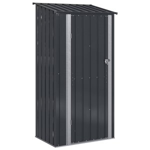 vidaXL Cabanons de jardin Anthracite 103 x 74 x 200 cm Métал