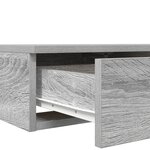 Tiroirs de lit vidaXL Gris Sonoma 200x36 5x16 5 cm en bois aggloméré