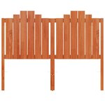 vidaXL Tête de lit cire marron 135 cm bois massif de pin