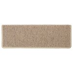 vidaXL Tapis d'escalier autocollants 30 Pièces 65x21x4 cm sable