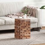 vidaXL Tabouret Naturel 29 x 29 x 48 cm Bois massif de récupération