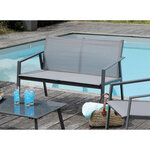 Salon détente jardin en aluminium alicia