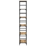 vidaXL Étagère Chêne artisanal 50 x 33 x 188 5 cm Bois d'ingénierie