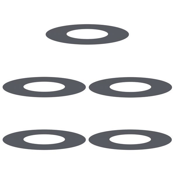 vidaXL Pot en résine Anthracite Résine Moyen Jardinières