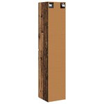 vidaXL Cabinet de Salle de Bain Mural Bois ancien 33 x 34 5 x 160 cm