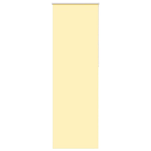 vidaXL Store enrouleur occultant jaune largeur du tissu 70 7 cm