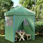 vidaXL Tente de fête Vert 200 x 200 x 306 cm Tissu Oxford