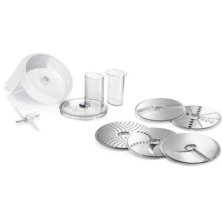 Bosch muz5vl1 - accessoires pour kitchen machine mum5 - lot veggielove: 1 acc. Râpeur/éminceur - 5 disques