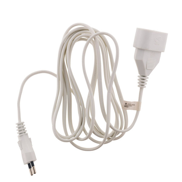 Prolongateur ménager 6A HO3VVH2F 2 x 0.75 Blanc 2m - Zenitech