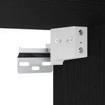 vidaXL Ensemble meuble TV 8 Pièces Chêne Noir 181 x 30 x 120 cm