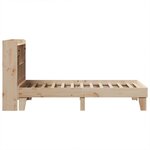 vidaXL Cadre de lit sans matelas 75x190 cm bois de pin massif