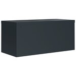 vidaXL Classeur anthracite 90x40x220 cm acier