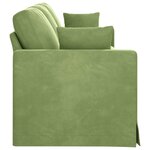 vidaXL Canapé Vert clair 228 x 78 x 80 cm Velours