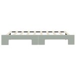 vidaXL Lit de jour avec lit gigogne gris clair 90x190 cm velours