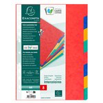 EXACOMPTA Intercalaires en carte lustrée 3/10e 220 grammes