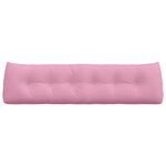 vidaXL Coussin de Dos Rose 180 x 24 x 50 cm tissu