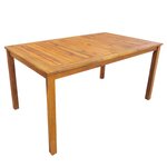 vidaXL Ensemble à manger d'extérieur 5 Pièces Bois d'acacia solide