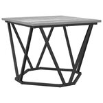 vidaXL Ensemble de tables d'appoint 2 Pièces Gris Sonoma