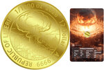 Monnaie ATOMIC BOMB 1/1000 Oz Or 12$ Liberia 2026 (PRÉCOMMANDE)