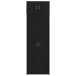 vidaXL Armoire de rangement Chêne noir 70 x 42 5 x 225 cm