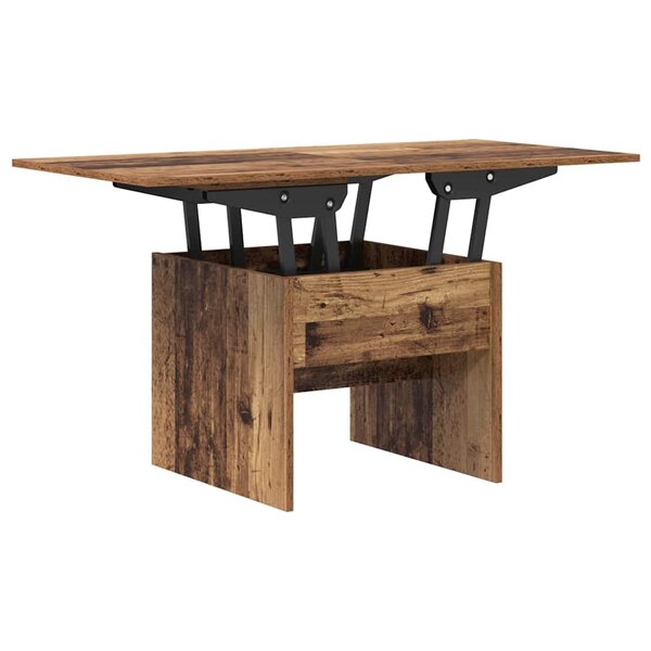 vidaXL Table basse Bois Ancien 55 x 54 5 x 45 cm Bois d'ingénierie