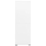 vidaXL Classeur Blanc 90x46x134 cm Acier
