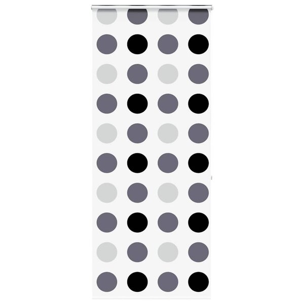 vidaXL Store enrouleur de douche avec cassette largeur du tissu 106 cm