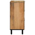 vidaXL Buffets 2 Pièces marron 60x33x75 cm bois massif de manguier