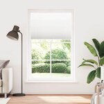 vidaXL Store plissé blanc 115x200cm largeur du tissu 114 4cm polyester