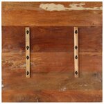 vidaXL Dessus de table carré 80x80 cm 25-27 mm Bois de récupération