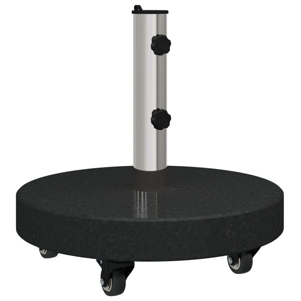 vidaXL Pied de parasol Noir 45 x 45 x 45 cm Granite