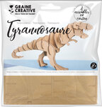 MAQUETTE TYRANOSAURE CARTON 150x150mm