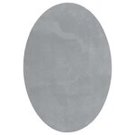 vidaXL Tapis HUARTE Gris 170 x 120 cm 100  Polyester