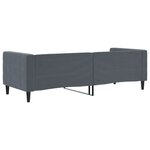 vidaXL Lit de repos gris foncé 80x200 cm velours