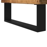 vidaXL Armoire de lavabo de salle de bain vieux bois 65x33x60 cm