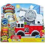 Play-doh wheels  pate a modeler - le camion de pompiers