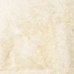 vidaXL Tapis shaggy à poils longs NAVARRA crème 160x160 cm polyester