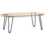vidaXL Pieds en épingle à cheveux pour table basse 4 pièces Anthracite 30 cm Acier massif