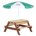 AXI Table de pique-nique à sable/eau avec parasol