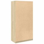 vidaXL Garde-robe Chêne sonoma 100x50x200 cm Aggloméré