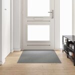 vidaXL Tapis Couloir Gris clair 100 x 200 cm 100 Polypropylène